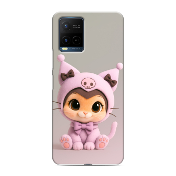 Силиконовый чехол на Vivo Y21 с принтом Куроми Kuromi 