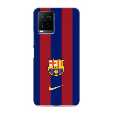 Силиконовый чехол на Vivo Y21 с принтом Барселона Barcelona