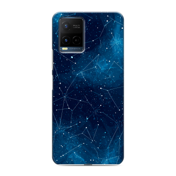 Силиконовый чехол на Vivo Y21 с принтом Космос звезды Силиконовый чехол на Vivo Y21 с принтом Космос звезды
