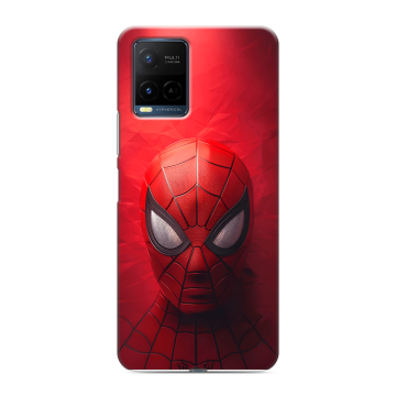 Силиконовый чехол на Vivo Y21 с принтом Spiderman Человек паук