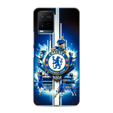 Силиконовый чехол на Vivo Y21 с принтом Chelsea Челси Силиконовый чехол на Vivo Y21 с принтом Chelsea Челси