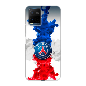 Силиконовый чехол на Vivo Y21 с принтом PSG ПСЖ Силиконовый чехол на Vivo Y21 с принтом PSG ПСЖ
