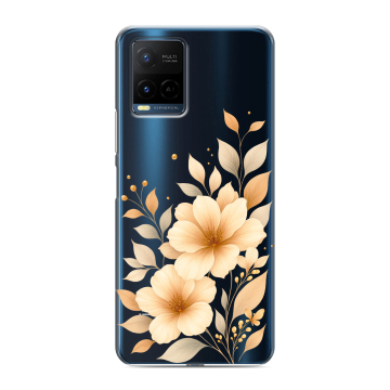 Силиконовый чехол на Vivo Y21 с принтом для девушки Силиконовый чехол на Vivo Y21 с принтом для девушки
