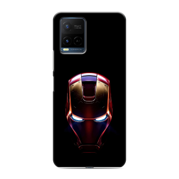 Силиконовый чехол на Vivo Y21 с принтом IronMan Железный человек