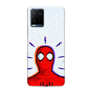 Силиконовый чехол на Vivo Y21 с принтом Spiderman Человек паук Силиконовый чехол на Vivo Y21 с принтом Spiderman Человек паук