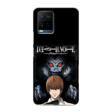 Силиконовый чехол на Vivo Y21 с принтом Death note Тетрадь смерти Силиконовый чехол на Vivo Y21 с принтом Death note Тетрадь смерти