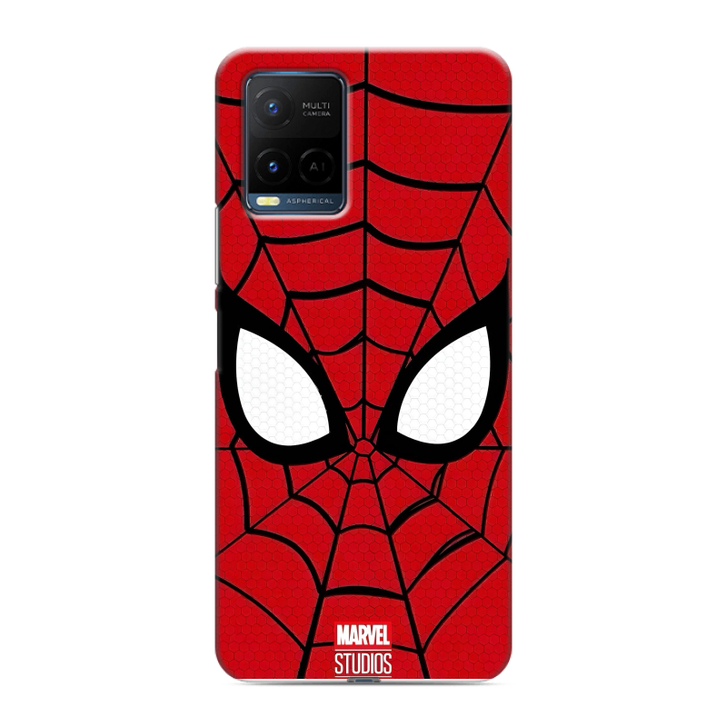 Силиконовый противоударный чехол на Vivo Y21 с принтом человек паук spiderman Силиконовый противоударный чехол на Vivo Y21 с принтом человек паук spiderman