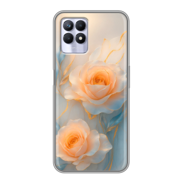 Силиконовый чехол на Realme 8i с принтом Женский