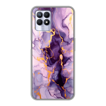 Силиконовый чехол на Realme 8i с принтом Мрамор Силиконовый чехол на Realme 8i с принтом Мрамор