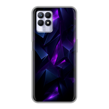 Силиконовый чехол на Realme 8i с принтом Абстракиция