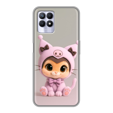 Силиконовый чехол на Realme 8i с принтом Куроми Kuromi Силиконовый чехол на Realme 8i с принтом Куроми Kuromi