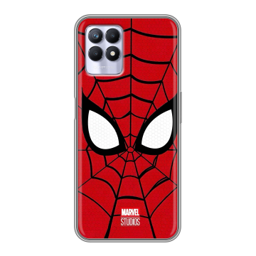 Силиконовый чехол на Realme 8i с принтом человек паук spiderman Силиконовый чехол на Realme 8i с принтом человек паук spiderman