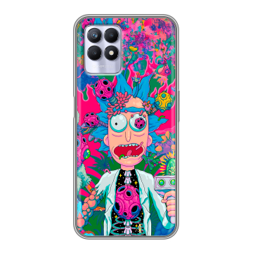 Силиконовый чехол на Realme 8i с принтом Рик и Морти Rick Morty Силиконовый чехол на Realme 8i с принтом Рик и Морти Rick Morty