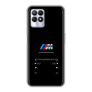 Силиконовый чехол на Realme 8i с принтом БМВ BMW Силиконовый чехол на Realme 8i с принтом БМВ BMW