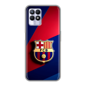 Силиконовый чехол на Realme 8i с принтом Барселона Barcelona Силиконовый чехол на Realme 8i с принтом Барселона Barcelona