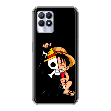 Силиконовый чехол на Realme 8i с принтом One Piece Ван Пис Силиконовый чехол на Realme 8i с принтом One Piece Ван Пис