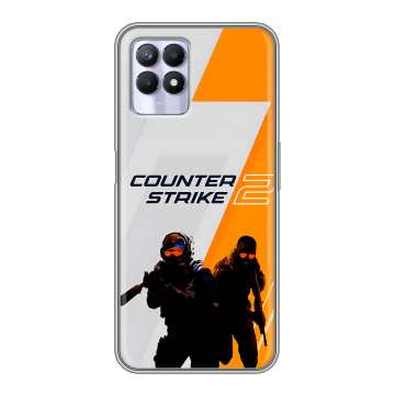 Силиконовый чехол на Realme 8i с принтом Counter Strike Силиконовый чехол на Realme 8i с принтом Counter Strike