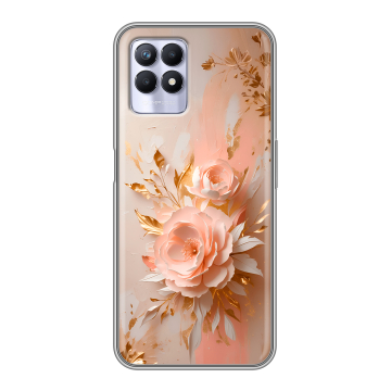 Силиконовый чехол на Realme 8i с принтом женский Силиконовый чехол на Realme 8i с принтом женский