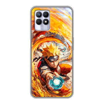 Силиконовый чехол на Realme 8i с принтом Аниме Наруто Naruto Силиконовый чехол на Realme 8i с принтом Аниме Наруто Naruto
