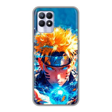 Силиконовый чехол на Realme 8i с принтом Аниме Наруто Naruto Силиконовый чехол на Realme 8i с принтом Аниме Наруто Naruto