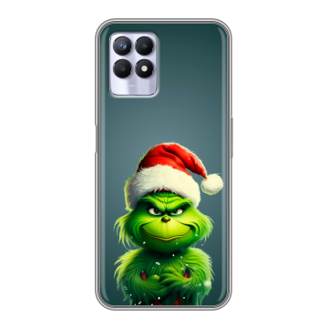 Силиконовый чехол на Realme 8i с принтом Новый год Силиконовый чехол на Realme 8i с принтом Новый год