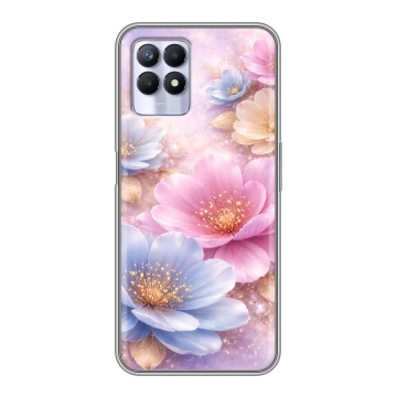 Силиконовый чехол на Realme 8i с принтом женский Силиконовый чехол на Realme 8i с принтом женский