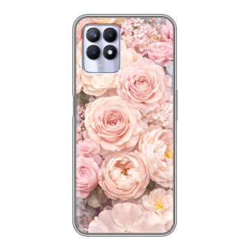 Силиконовый чехол на Realme 8i с принтом женский Силиконовый чехол на Realme 8i с принтом женский