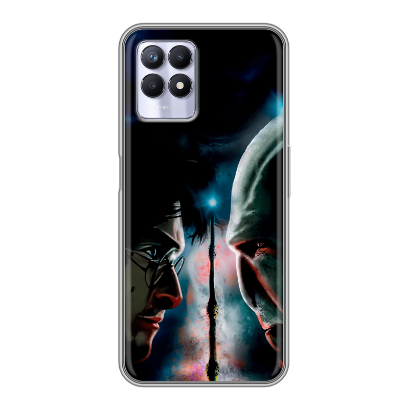 Силиконовый противоударный чехол на Realme 8i с принтом Гарри Поттер Harry Potter Силиконовый противоударный чехол на Realme 8i с принтом Гарри Поттер Harry Potter