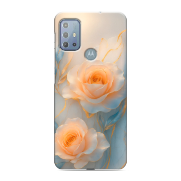 Силиконовый чехол на Motorola Moto G20 с принтом Женский