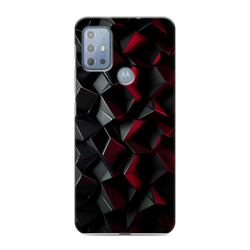 Силиконовый чехол на Motorola Moto G20 с принтом Абстракция