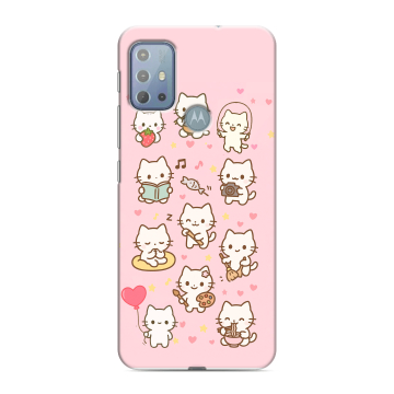 Силиконовый чехол на Motorola Moto G20 с принтом Hello Kitty Хелоу Кити