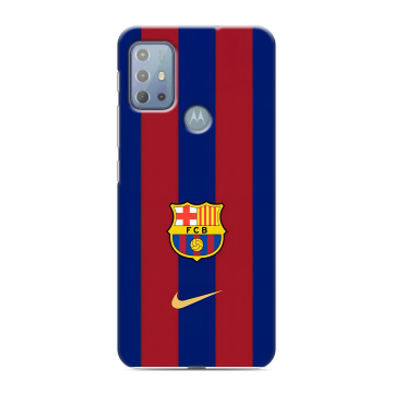 Силиконовый чехол на Motorola Moto G20 с принтом Барселона Barcelona