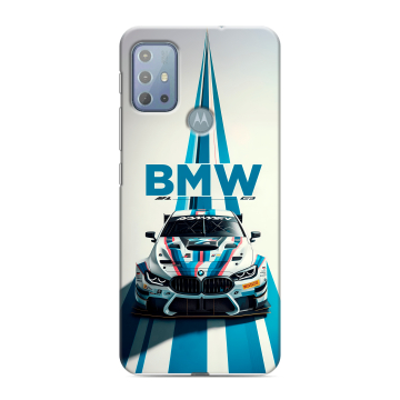 Силиконовый чехол на Motorola Moto G20 с принтом БМВ BMW