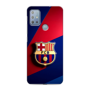 Силиконовый чехол на Motorola Moto G20 с принтом Барселона Barcelona