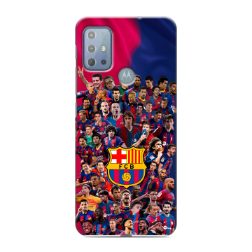 Силиконовый чехол на Motorola Moto G20 с принтом Барселона Barcelona