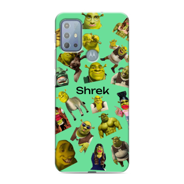 Силиконовый чехол на Motorola Moto G20 с принтом Шрек Shrek Силиконовый чехол на Motorola Moto G20 с принтом Шрек Shrek
