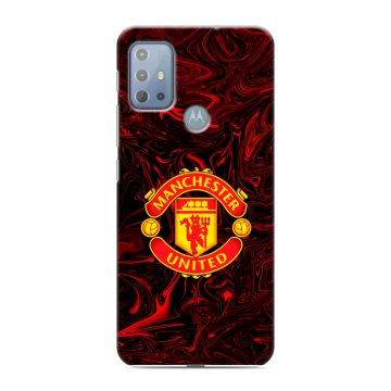 Силиконовый чехол на Motorola Moto G20 с принтом Manchester United Силиконовый чехол на Motorola Moto G20 с принтом Manchester United