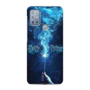 Силиконовый чехол на Motorola Moto G20 с принтом Harry Potter Гарри Поттер