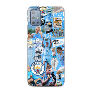 Силиконовый чехол на Motorola Moto G20 с принтом Man City Манчестер Сити Силиконовый чехол на Motorola Moto G20 с принтом Man City Манчестер Сити