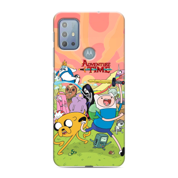 Силиконовый чехол на Motorola Moto G20 с принтом Adventure time Время приключений Силиконовый чехол на Motorola Moto G20 с принтом Adventure time Время приключений