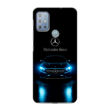 Силиконовый чехол на Motorola Moto G20 с принтом Mercedes Мерседес