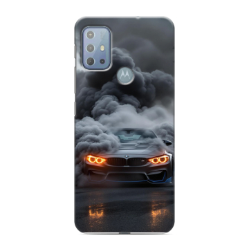 Силиконовый чехол на Motorola Moto G20 с принтом BMW БМВ