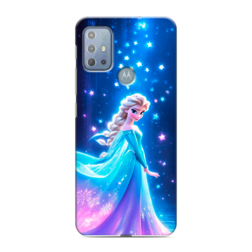 Силиконовый чехол на Motorola Moto G20 с принтом Холодное сердце Frozen