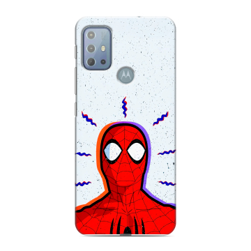 Силиконовый чехол на Motorola Moto G20 с принтом Spiderman Человек паук Силиконовый чехол на Motorola Moto G20 с принтом Spiderman Человек паук