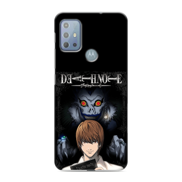 Силиконовый чехол на Motorola Moto G20 с принтом Death note Тетрадь смерти Силиконовый чехол на Motorola Moto G20 с принтом Death note Тетрадь смерти