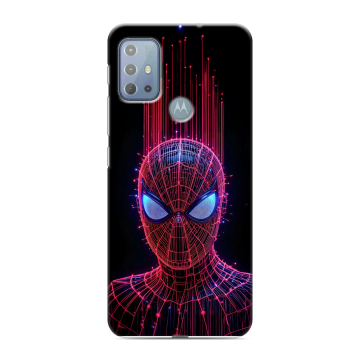 Силиконовый чехол на Motorola Moto G20 с принтом Spiderman Человек паук