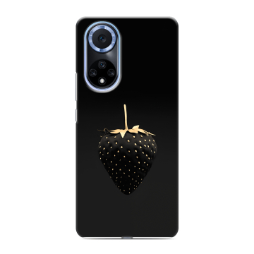 Силиконовый чехол на Huawei Nova 9 с принтом Черная клубника Силиконовый чехол на Huawei Nova 9 с принтом Черная клубника