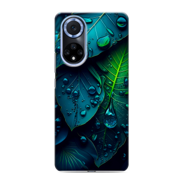 Силиконовый чехол на Huawei Nova 9 с принтом Листья Силиконовый чехол на Huawei Nova 9 с принтом Листья