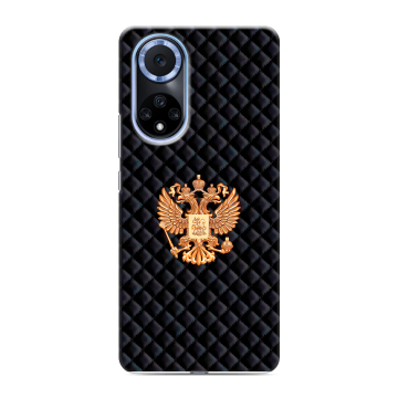 Силиконовый чехол на Huawei Nova 9 с принтом Герб России принт Силиконовый чехол на Huawei Nova 9 с принтом Герб России принт