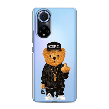 Силиконовый чехол на Huawei Nova 9 с принтом Мишка